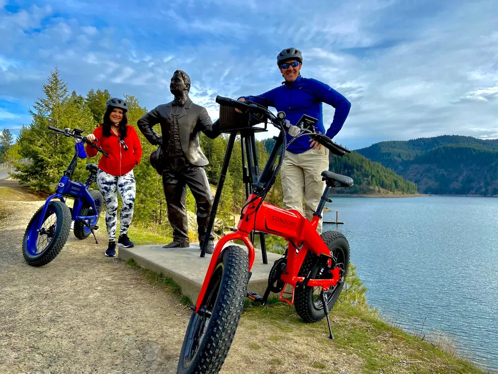 E-Bike rental in Coeur d' Alene — Tour CDA self-guided adventure