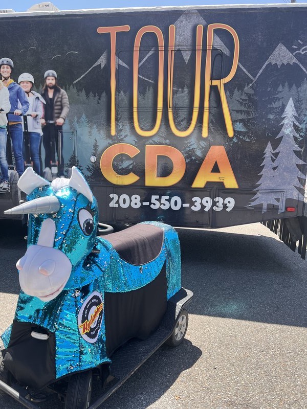 Azure the Teal Unicorn Rydable — Tour CDA