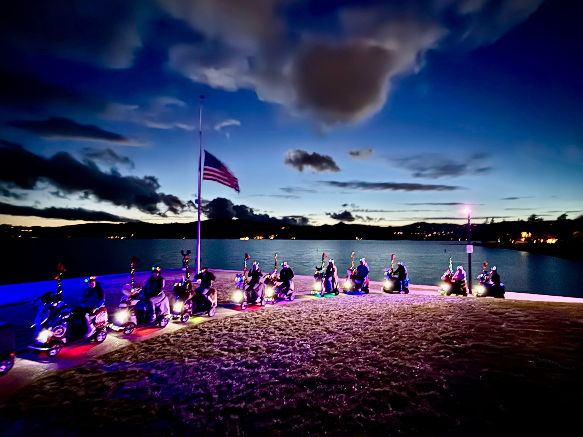Super Glow twilight Rydables tour on Lake Coeur d' Alene — Tour CDA